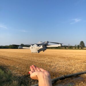 E-Scooter Reise, Impression mit Drohne
